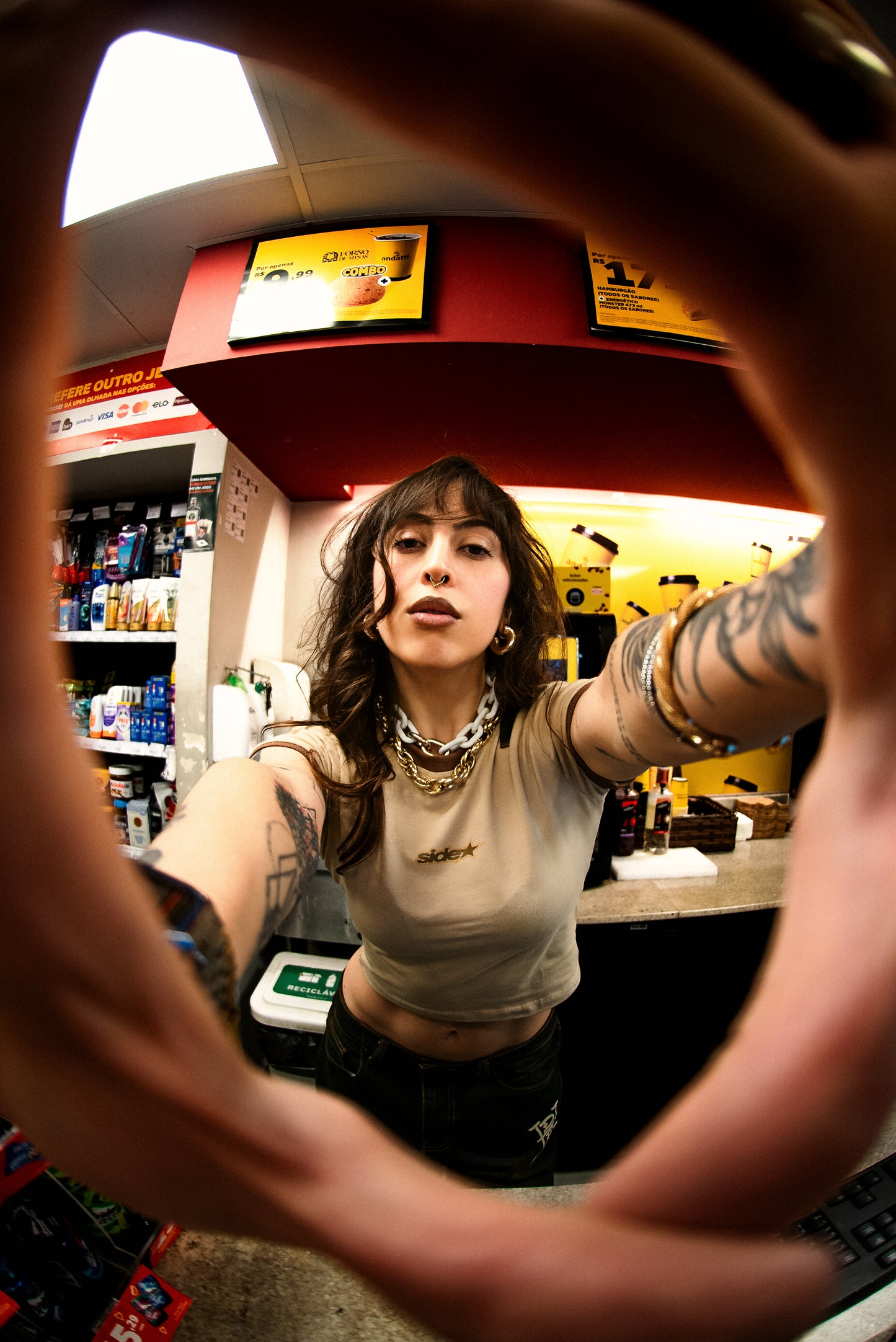 Baby Tee - Side Stars.