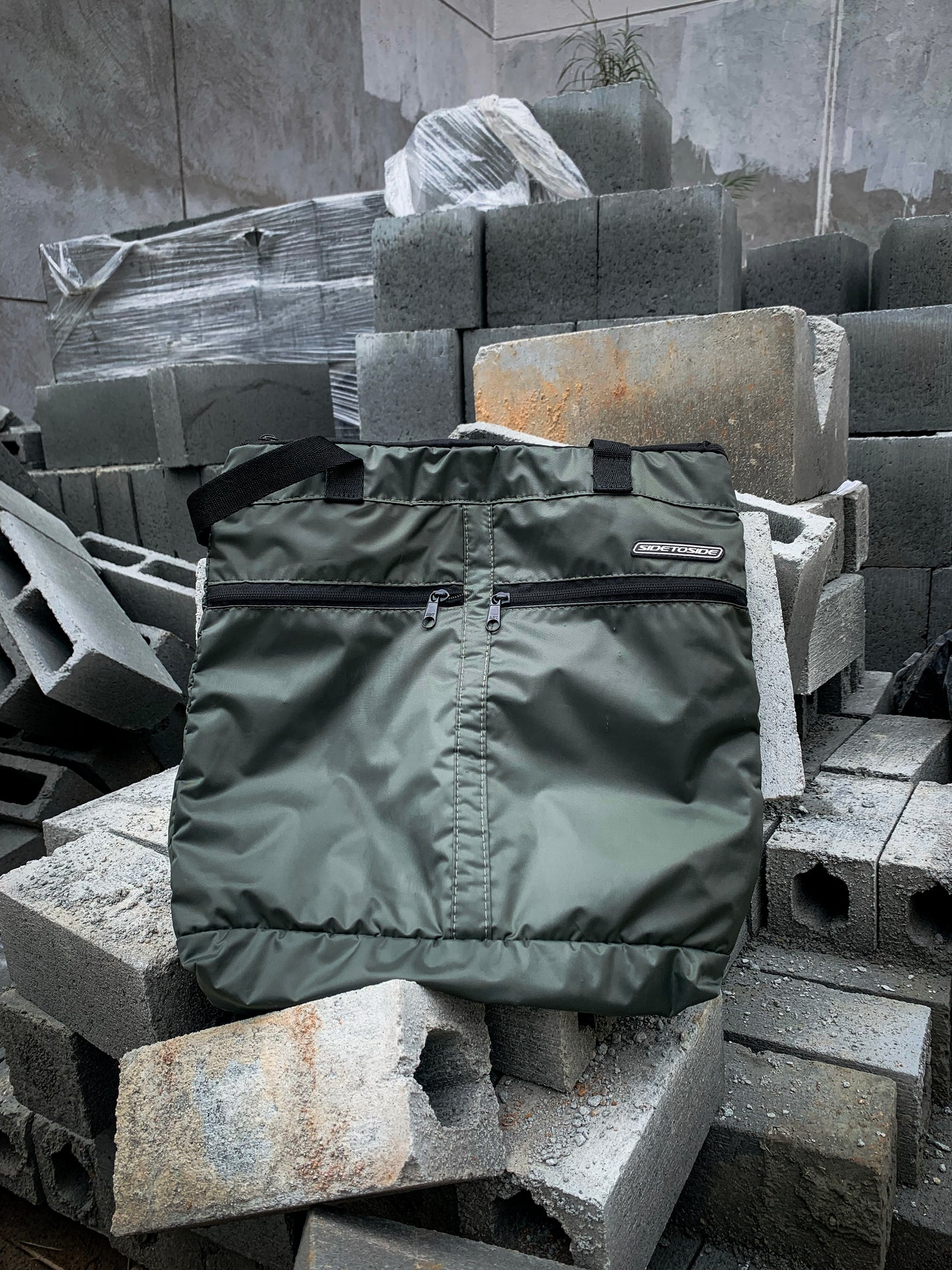 Tote Bag Green Militar