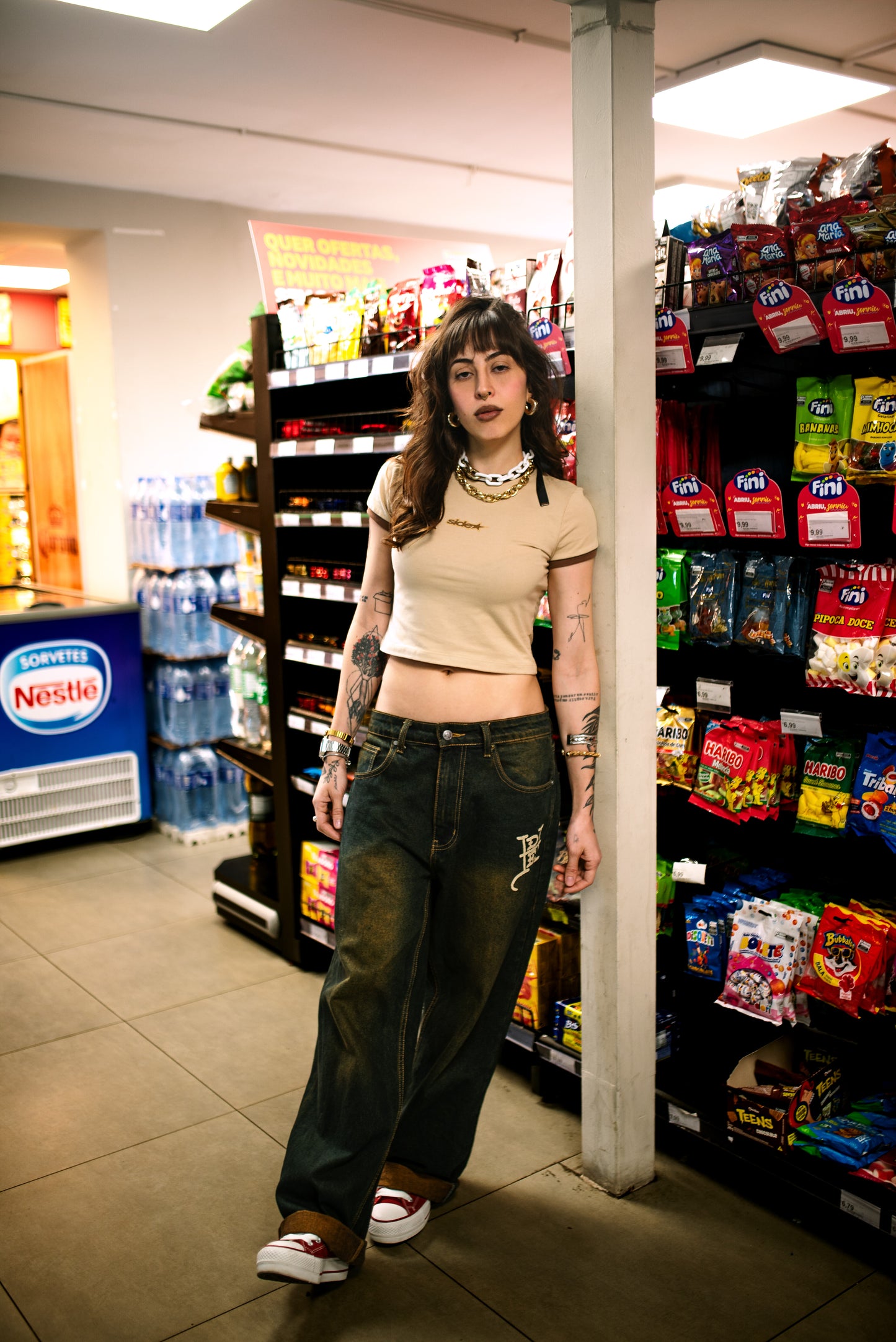 Baby Tee - Side Stars.