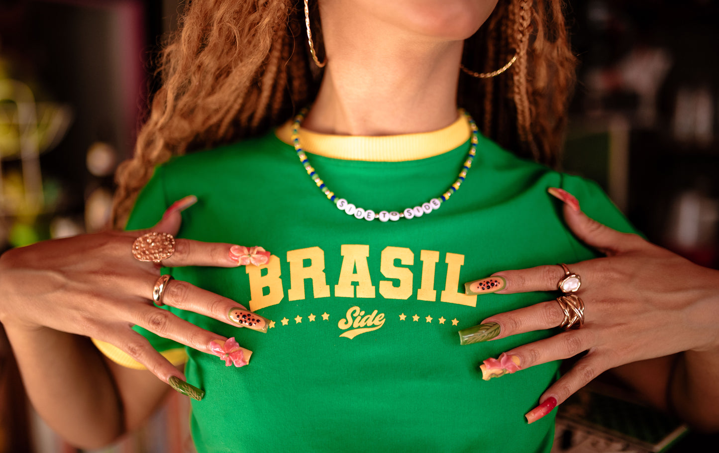 Baby Tee Verde - Brasil