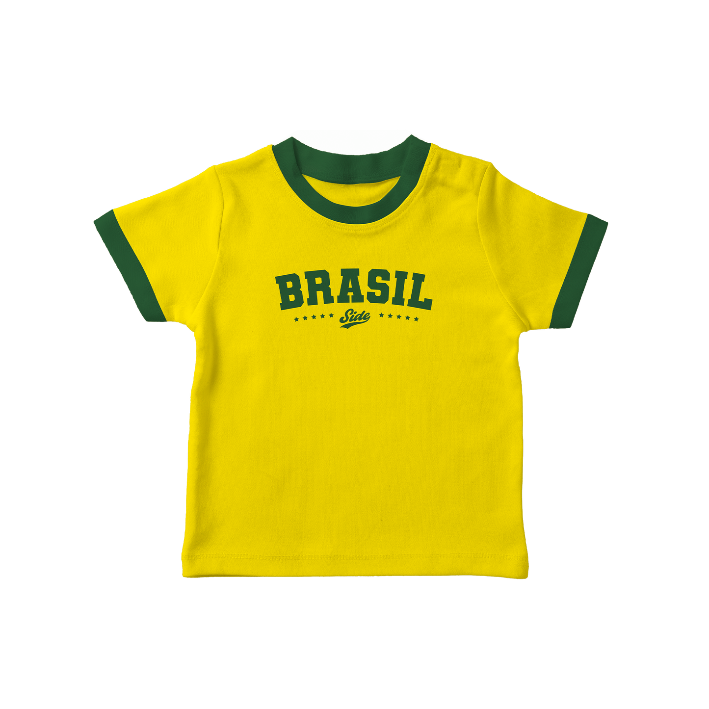 Baby Tee Amarela - Brasil